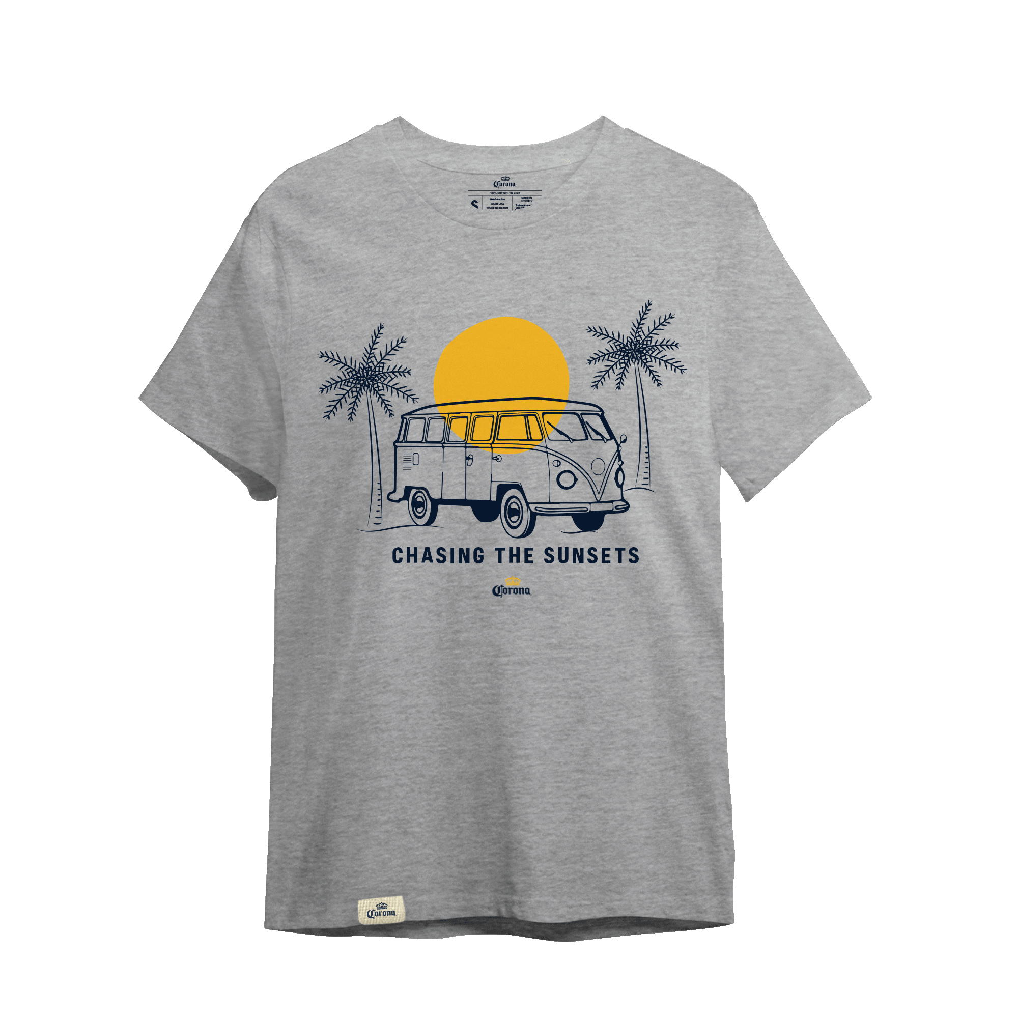 T-SHIRT CORONA JASPE COMBI