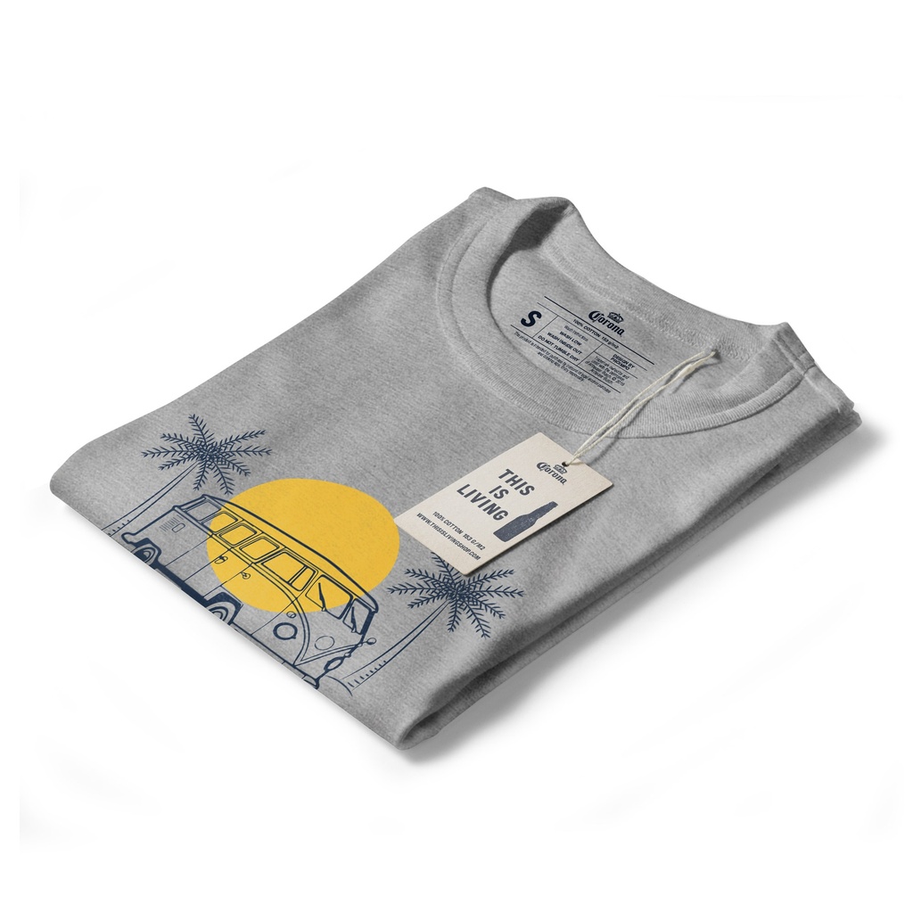 T-SHIRT CORONA JASPE COMBI