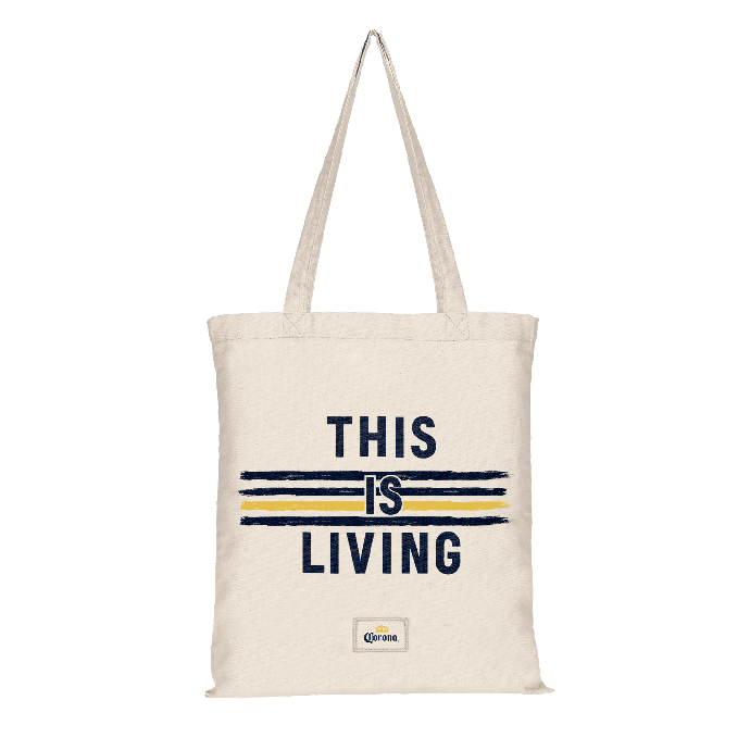 ​​​​TOTE BAG CORONA THIS IS LIVING